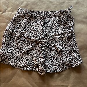 Leopard Print Women's Skort